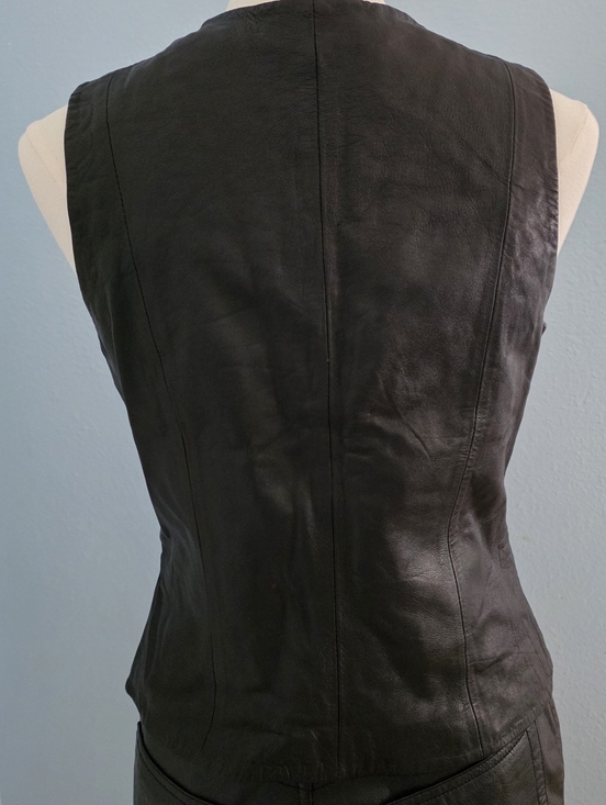 Alfani Women’s Black Button Up Vest - Picture 3 of 4